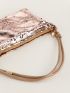 Sequin Decor Hobo Bag