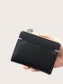 Letter Embossed Small Wallet