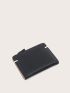 Letter Embossed Small Wallet