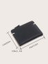 Letter Embossed Small Wallet