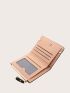 Letter Embossed Small Wallet
