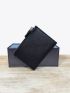 Neon Orange Letter Graphic Small Wallet