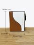 Two Tone Letter Graphic Small Wallet