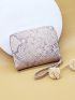 Crocodile Embossed Small Wallet