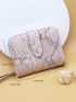 Crocodile Embossed Small Wallet
