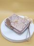 Crocodile Embossed Small Wallet