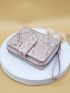 Crocodile Embossed Small Wallet
