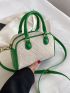Mini Two Tone Square Bag