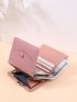 Button Decor Small Wallet