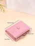 Button Decor Small Wallet