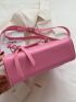 Mini Neon Pink Square Bag