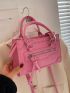 Mini Neon Pink Square Bag