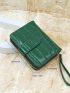 Crocodile Embossed Small Wallet
