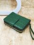 Crocodile Embossed Small Wallet