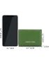Snakeskin Embossed Letter Graphic Small Wallet