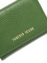 Snakeskin Embossed Letter Graphic Small Wallet