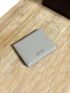 Letter Graphic Snap Button Card Holder