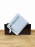 Letter Graphic Snap Button Card Holder