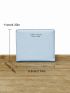 Letter Graphic Snap Button Card Holder