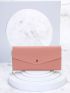 Snap Button Long Wallet