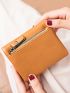 Litchi Embossed Small Wallet