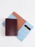 Floral Pattern Passport Case