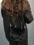 Mini Fluffy Bucket Bag