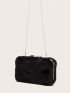 Mini Fuzzy Chain Box Bag