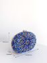 Rhinestone Decor Box Bag