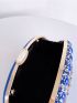 Rhinestone Decor Box Bag