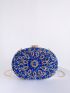 Rhinestone Decor Box Bag