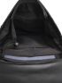 Stitch Detail Flap Backpack Buckle Design Waterproof