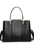 Letter Detail Square Bag