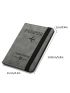 Airplane & Letter Embossed Passport Case