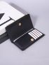 Crocodile Embossed Long Wallet Green Purse