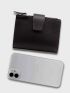 Solid Color Small Wallet Zipper