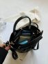 Double Handle Ruched Bag