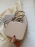 Mini Letter Graphic Square Bag