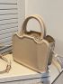 Mini Letter Graphic Square Bag
