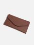 Minimalist Flap Long Wallet