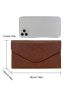 Minimalist Flap Long Wallet
