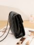 Minimalist Quilted Flap Phone Wallet