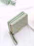 Quilted Detail Small Wallet