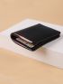 Men And Women Daily Commuting Color Pu Simple Multi-card Short Wallet