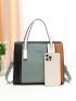 Color Block Square Bag, Mothers Day Gift For Mom