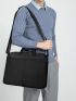 Men Minimalist Large Capacity Laptop Handbag Briefcase