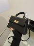 Mini Twist Lock Flap Square Bag