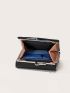 Shell & Faux Pearl Decor Small Wallet