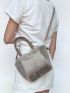 Mini Fluffy Satchel Bag