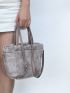 Mini Fluffy Satchel Bag